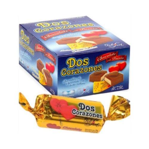 DOS CORAZONES 26grs. (D X 20u. B12)